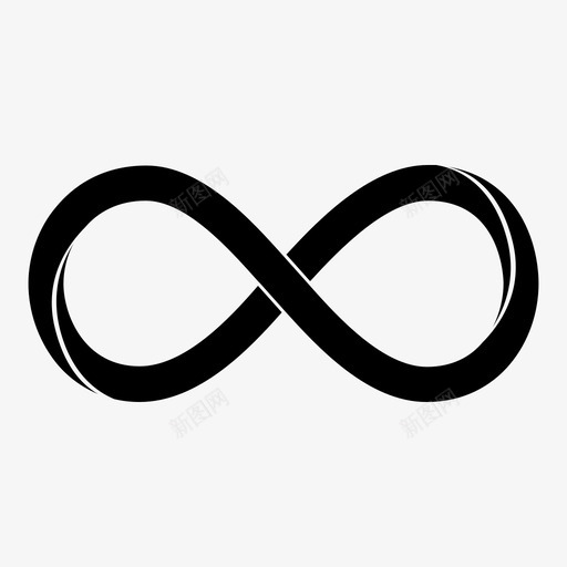 无限无穷引理图标svg_新图网 https://ixintu.com 引理 循环 数学 数学符号 无穷 无限 科学