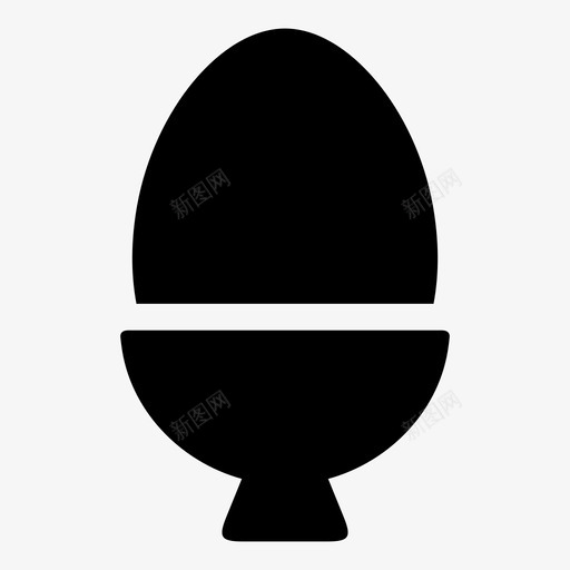 鸡蛋餐蛋黄图标svg_新图网 https://ixintu.com 厨房 蛋黄 餐 鸡蛋