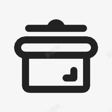 锅烹饪菜图标图标