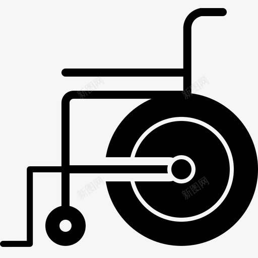 轮椅病人身体图标svg_新图网 https://ixintu.com 病人 身体 轮椅