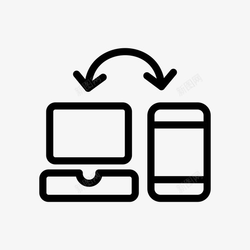 传输文件网络图标svg_新图网 https://ixintu.com 传输 共享 文件 网络 网络共享行图标