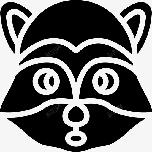 Rakoonanimalavatar图标svg_新图网 https://ixintu.com Rakoon animal animalavatarssolid avatar avatars rackoon