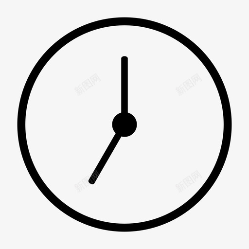 七点时间小时图标svg_新图网 https://ixintu.com 七点 分 小时 时间 秒