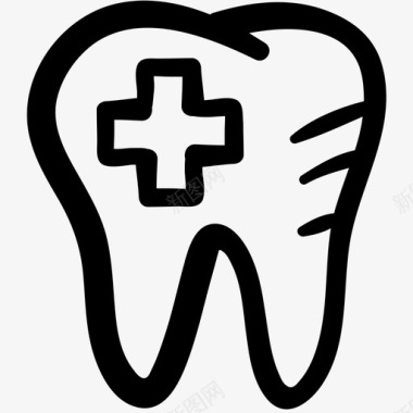 牙周炎警惕牙科图标图标