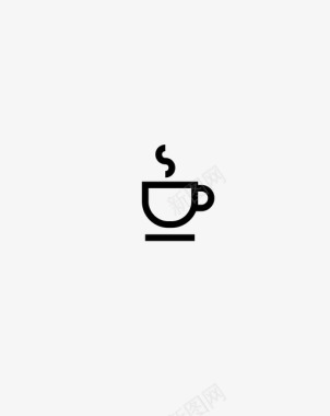 起床休息咖啡图标图标