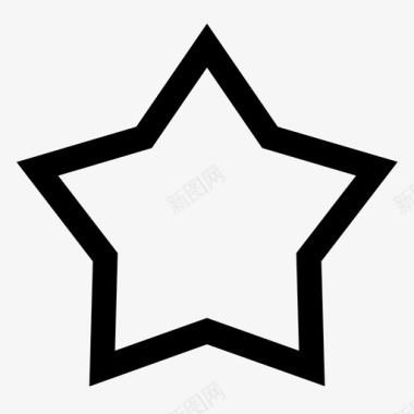 五星五角星最爱图标图标