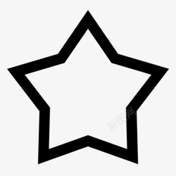 五角星评分五星五角星最爱图标高清图片