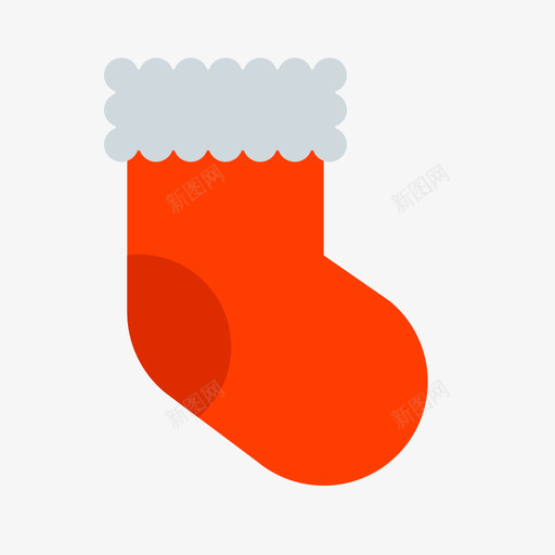 Christmas Stockingsvg_新图网 https://ixintu.com Christmas Stocking 填充 多色 扁平 简约 精美