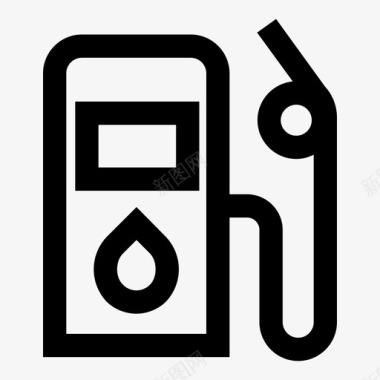 气泵汽油加油站图标图标