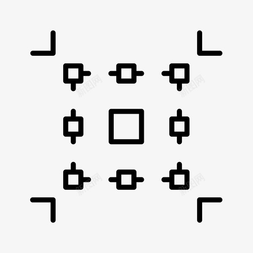 反转选择检查图标svg_新图网 https://ixintu.com 反转选择 工具 检查 网页设计1薄 设计