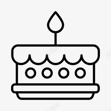 生日蛋糕宝宝庆祝图标图标