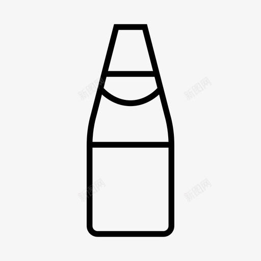 瓶酒饮料图标svg_新图网 https://ixintu.com 包装 瓶 葡萄酒 酒 饮料