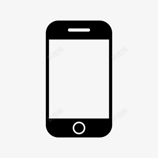 iphone移动设备智能手机图标svg_新图网 https://ixintu.com iphone 智能手机 移动设备 苹果iphone