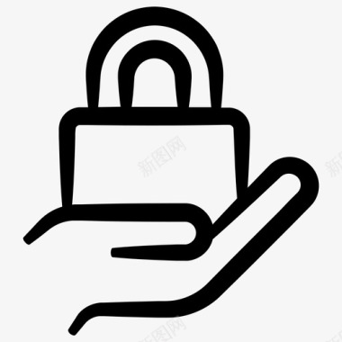 锁保持锁安全锁图标图标