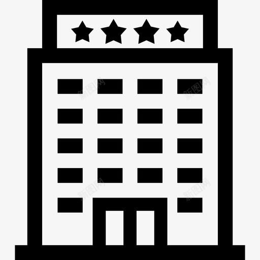 酒店等级四星级酒店概要图标svg_新图网 https://ixintu.com 四星级 四颗星 酒店概要 酒店等级
