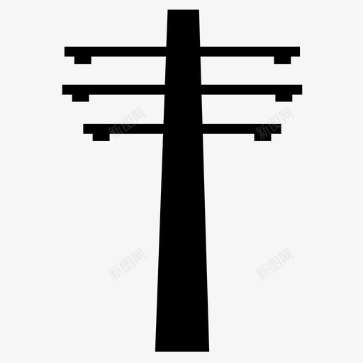 电杆svg_新图网 https://ixintu.com 电杆