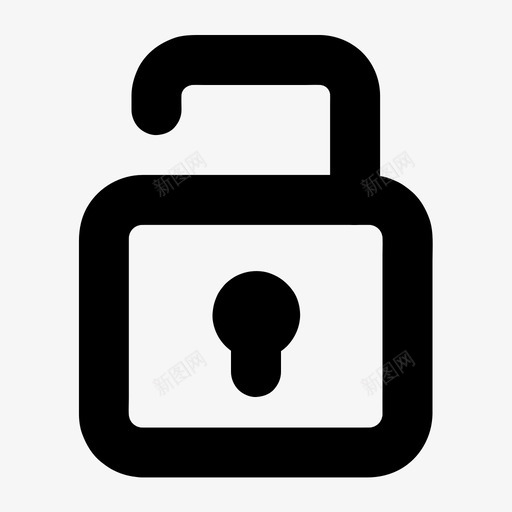 解锁破解打开图标svg_新图网 https://ixintu.com 安全 密码 打开 破解 解锁