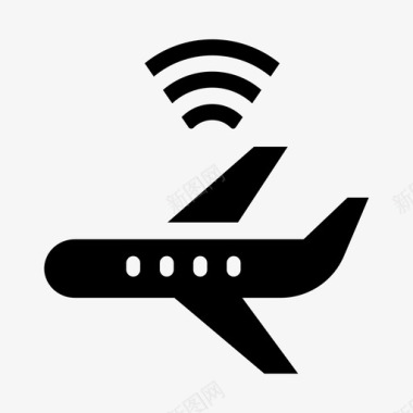 飞机wifi互联网交通图标图标