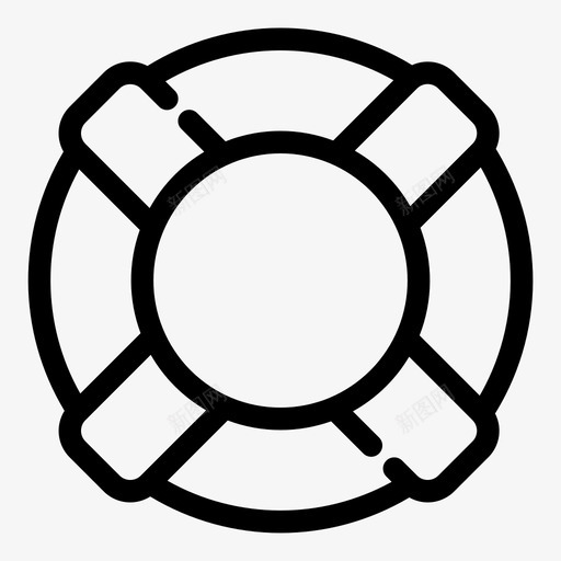 救生圈帮助保护图标svg_新图网 https://ixintu.com 保护 商业团队 帮助 戒指 救援 救生圈