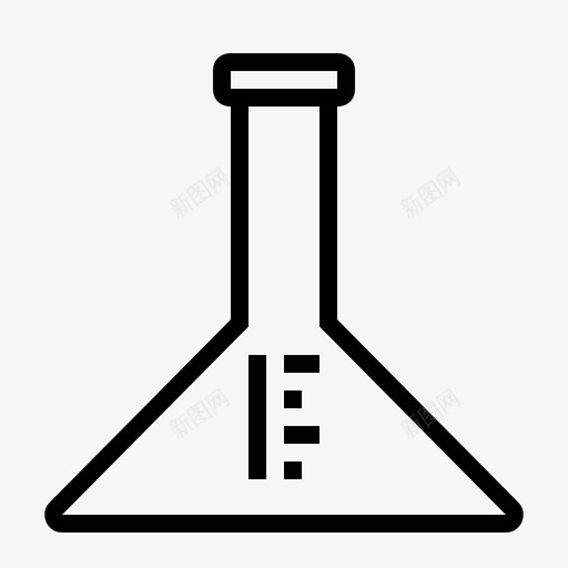 烧瓶化学烧瓶锥形烧瓶图标svg_新图网 https://ixintu.com 化学烧瓶 医用烧瓶 测试瓶 烧瓶 锥形烧瓶