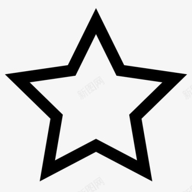 五星五角星最爱图标图标