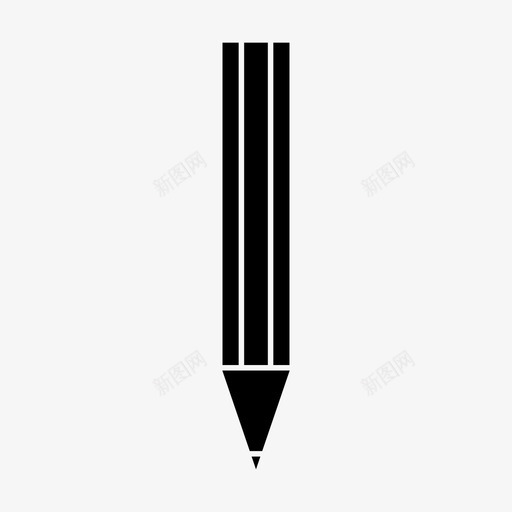 铅笔画画教育图标svg_新图网 https://ixintu.com 写作 学习 教育 教育字形 画画 铅笔
