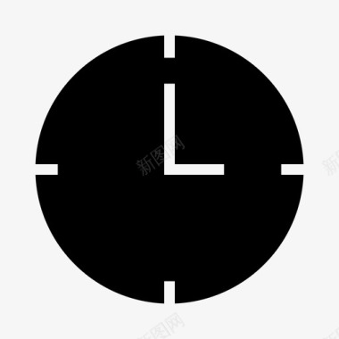 时间时钟办公室图标图标