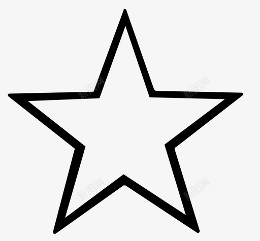 ffan_星级（空心）svg_新图网 https://ixintu.com ffan_星级（空心） star2