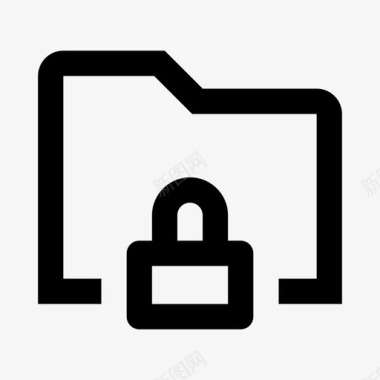 锁定文件夹数据文件图标图标