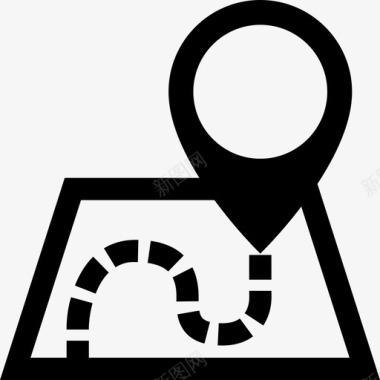 地图标识目的地地址位置图标