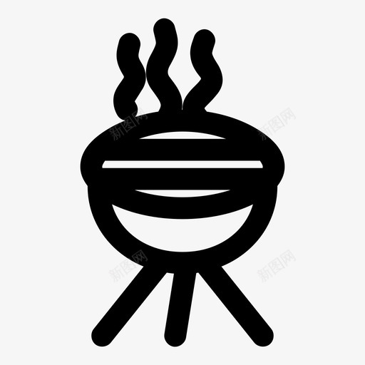 烧烤烹饪肉类图标svg_新图网 https://ixintu.com 户外 烧烤 烹饪 肉类