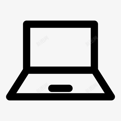 笔记本电脑充电macbook图标svg_新图网 https://ixintu.com macbook 充电 商务6粗体 屏幕 窗口 笔记本电脑