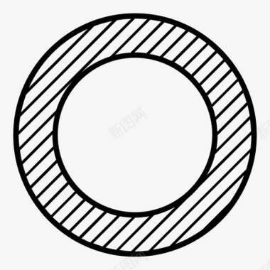 环形图案填充完整圆形填充图标图标