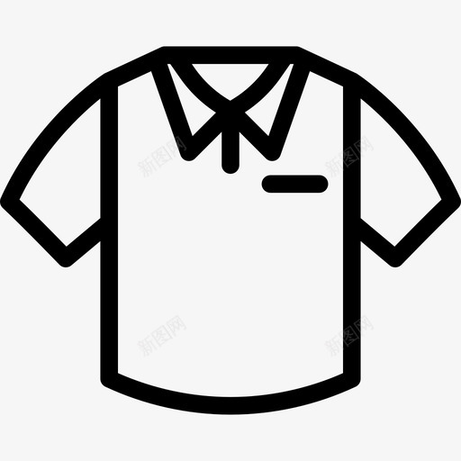 马球衫时尚运动型图标svg_新图网 https://ixintu.com 时尚 运动型 马球衫