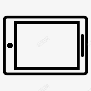 平板电脑手持式便携式电脑图标图标