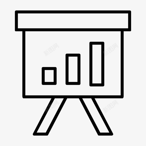 展示酒吧董事会图标svg_新图网 https://ixintu.com 商业 图形 展示 广告 统计 董事会 酒吧