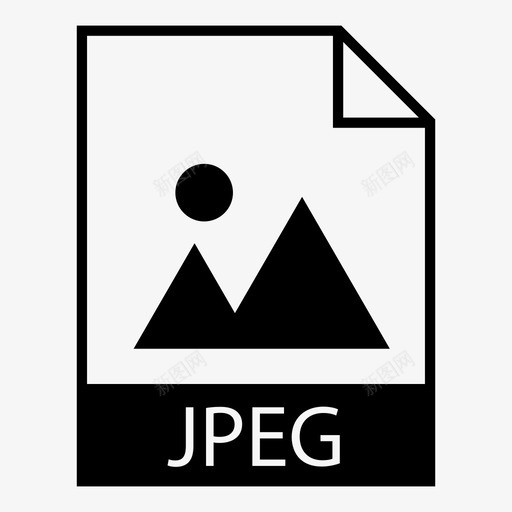 图像文件类型jpeg图标svg_新图网 https://ixintu.com jpeg jpg 图像 文件类型 文档格式