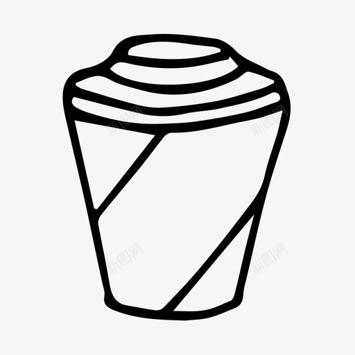 咖啡去喝去手绘图标svg_新图网 https://ixintu.com 咖啡去 喝去 手绘 素描 茶去