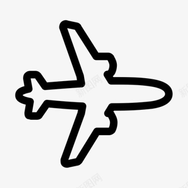 飞机航空公司飞行图标图标