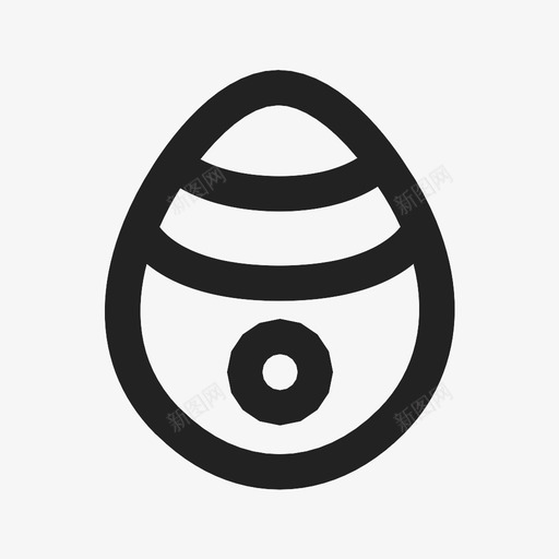 鸡蛋装饰食物图标svg_新图网 https://ixintu.com 装饰 象征 食物 鸡蛋