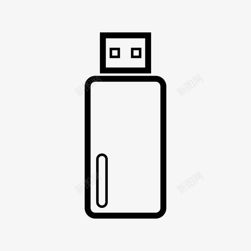 usb闪存存储器图标svg_新图网 https://ixintu.com U盘 usb 存储器 闪存