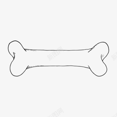 骨头狗宠物图标图标