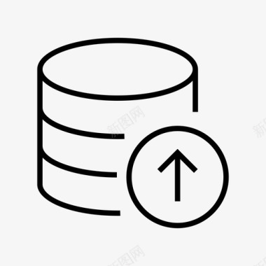 上传数据库存储数据库服务器图标图标