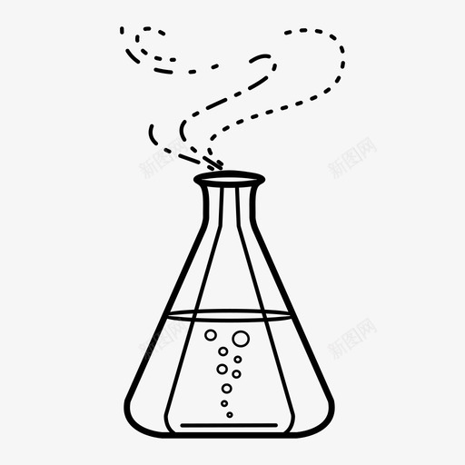 反应气泡化学实验室图标svg_新图网 https://ixintu.com 化学实验室 反应 气泡 液体 烧瓶 药理学