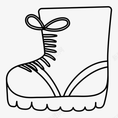 靴子衣服鞋图标图标