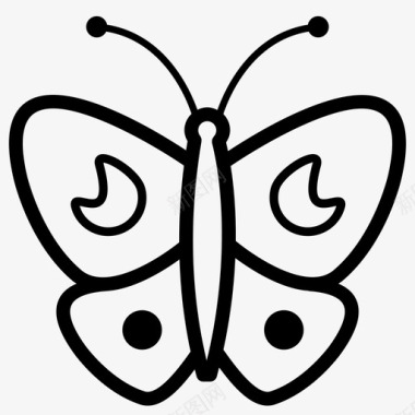 蝴蝶动物自由图标图标