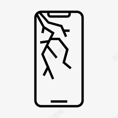 iphonex坏了损坏了iphonex图标图标