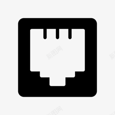 端口lan网络图标图标