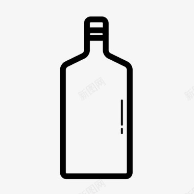 酒瓶啤酒瓶空瓶图标图标