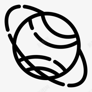 土星宇宙星系图标图标